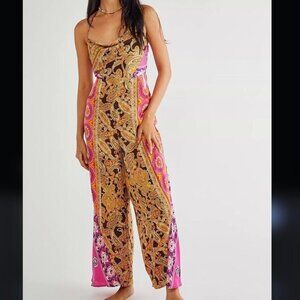 FREE PEOPLE Miranda Printed Jumpsuit M
